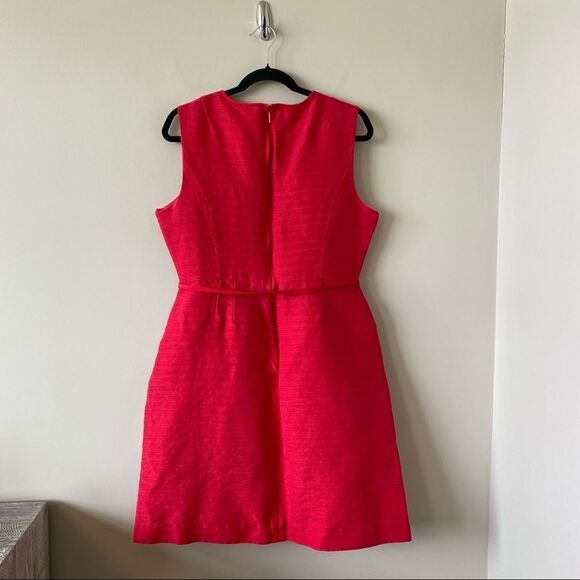 Tory BURCH-Linen Silk Blend Kimberly Belted Dress - Picture 4 of 13